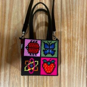 VINTAGE UNIF PATCHWORK BAG!